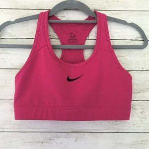 NIke Dri Fit Sports Bra Neon Pink Medium